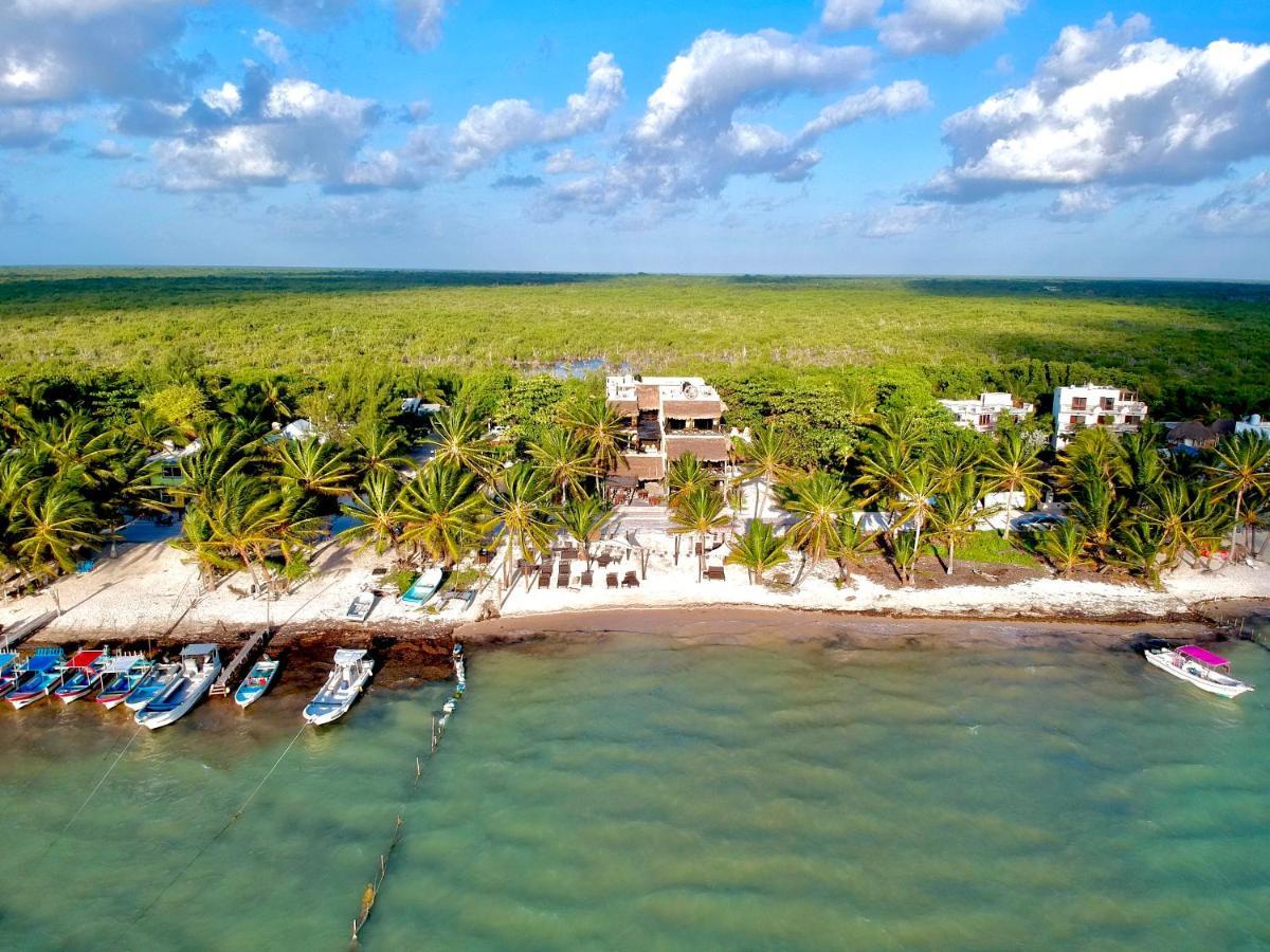 Hotel Luna De Plata Mahahual Exterior foto